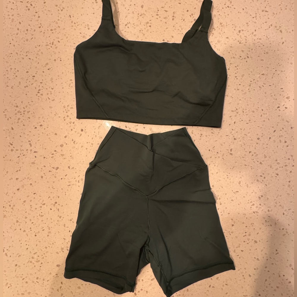 Aerie Olive Green Women Shorts